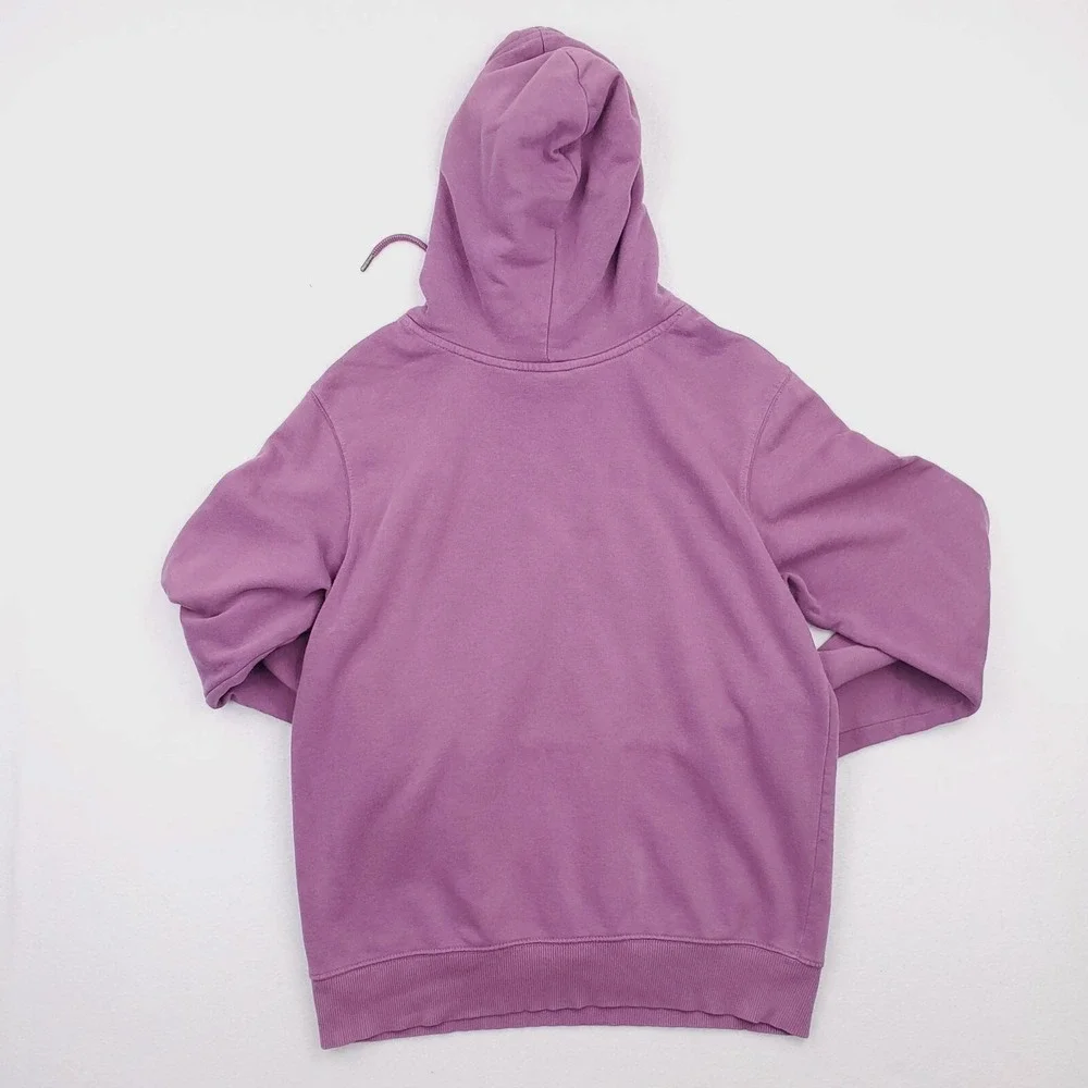 North Face Hoodie Mens Small Purple Pullover Sweatshirt Hoody Outdoor Preppy